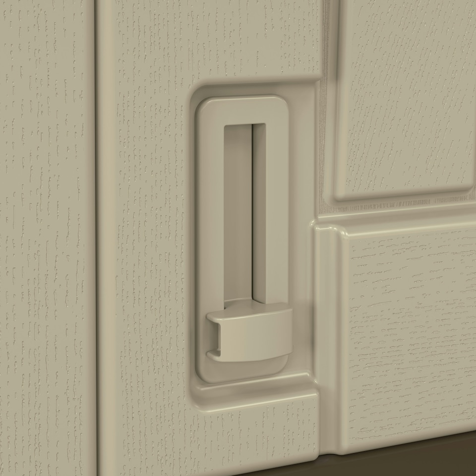 image 1 of Suncast Aston Large Storage Cabinet - Sand | Brown