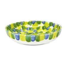 Verano Spanish Ceramics Petalo Salad Fruit Bowl - 26cm Green | Green | 1