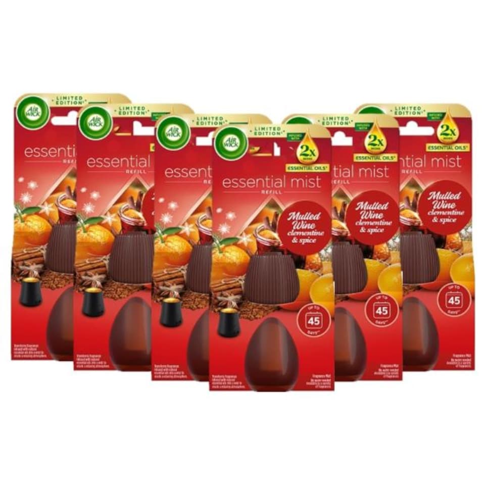 image 1 of Air Wick Mulled Wine Essential Mist, single refill 6 pack