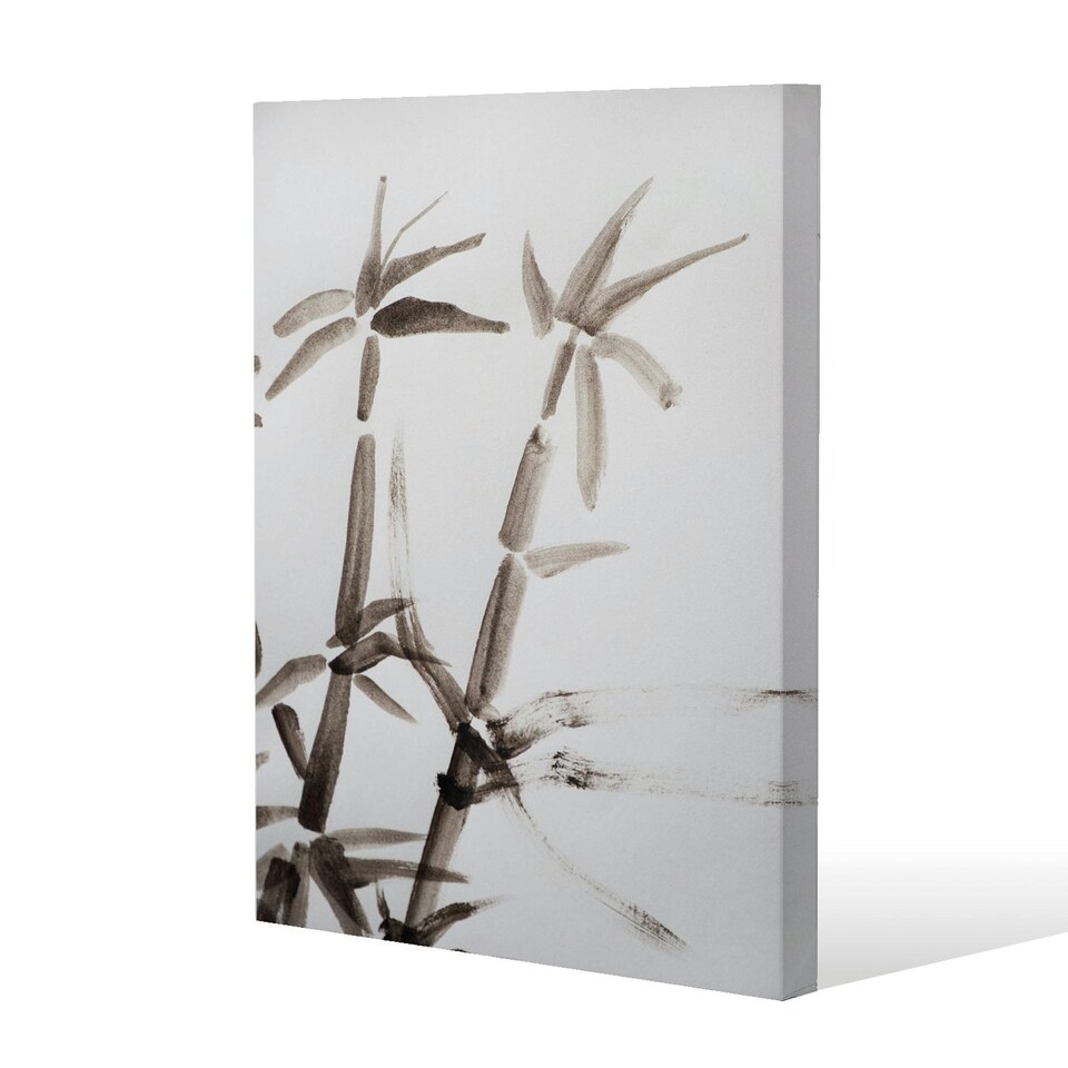 image 1 of Japanese painting of bamboo (Canvas Print) 77 x 51 x 4cm