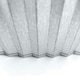 image 3 of Pack of 2 x 5m Galvanised Corrugated Lawn Edging Rolls in Silver Silver