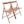 Walnut, Harbour Housewares Beech Wood Folding Chairs - Walnut - Pack of 2 | Brown | Walnut