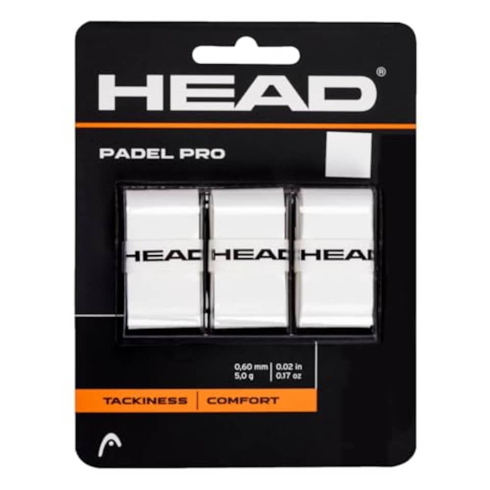 image 1 of Head Padel Pro Overgip (White)