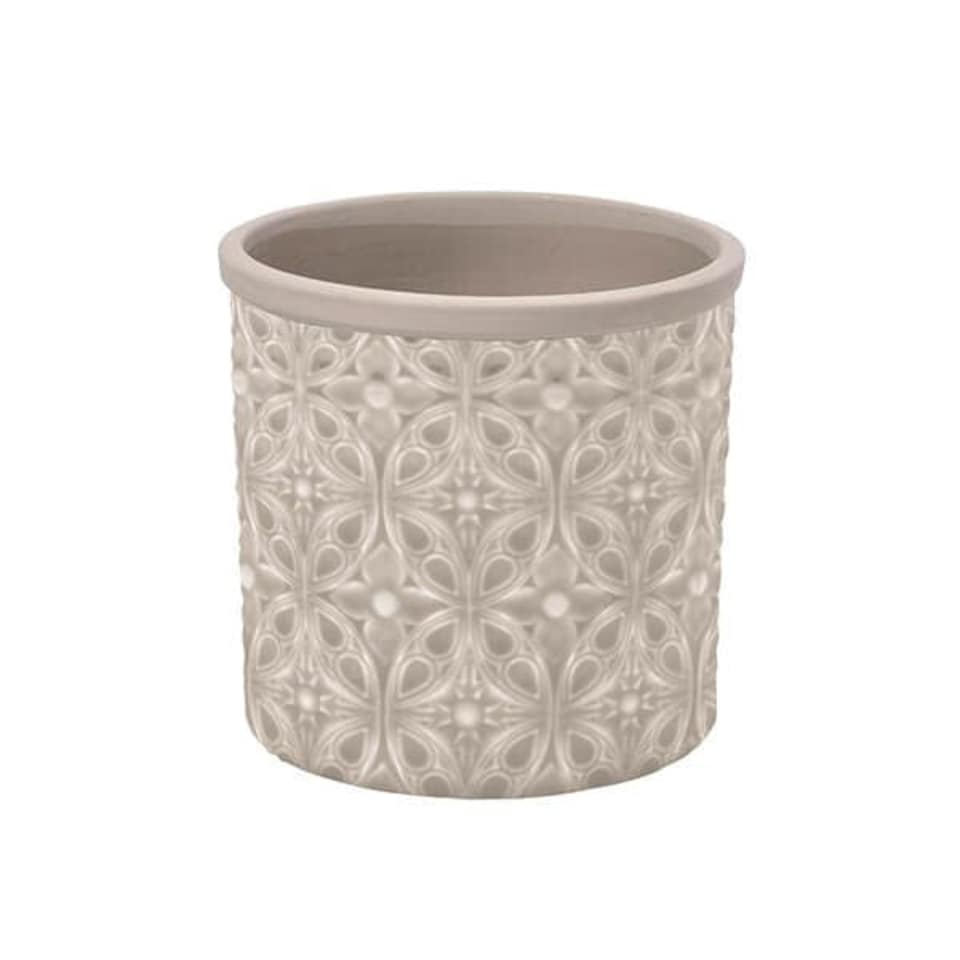image 1 of Burgon & Ball Glazed Pot Porto Small Grey