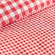 image 4 of Catherine Lansfield Bamford Gingham Check Reversible Duvet Cover Set | Red | Super King