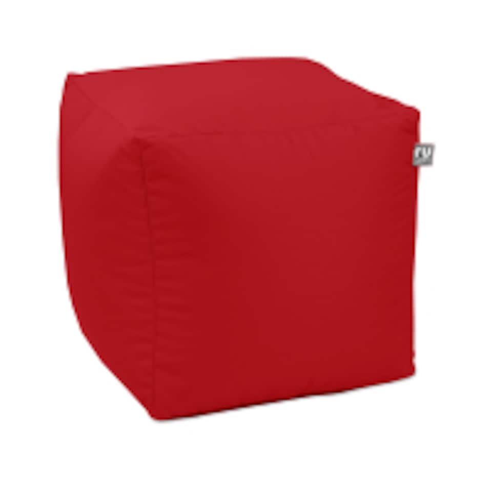 image 1 of rucomfy Indoor Or Outdoor Water Resistant Cube Beanbag Footstool