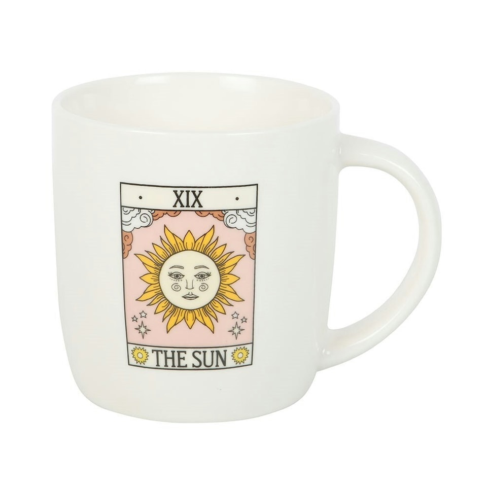 image 1 of Something Different Tarot The Sun Mug - White - One Size