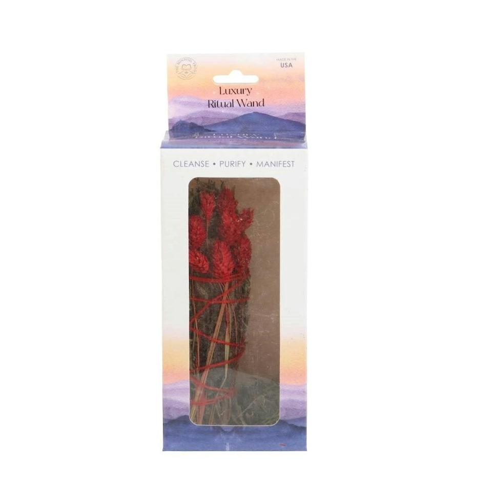 image 1 of Something Different Yerba Santa Sage Rosemary Smudge Stick Wand - Red/Brown - One Size