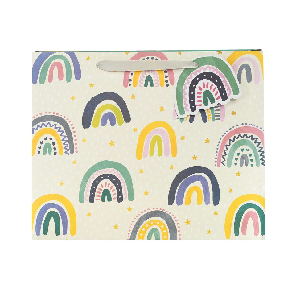 image 1 of Rainbow Large Gift Bag - Pack of 3