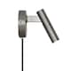 image 2 of Nordlux Makoto Indoor Wall light Silver Aluminium Sensor G9 Adjustable Head - Plug In or Mains Powered , IP20