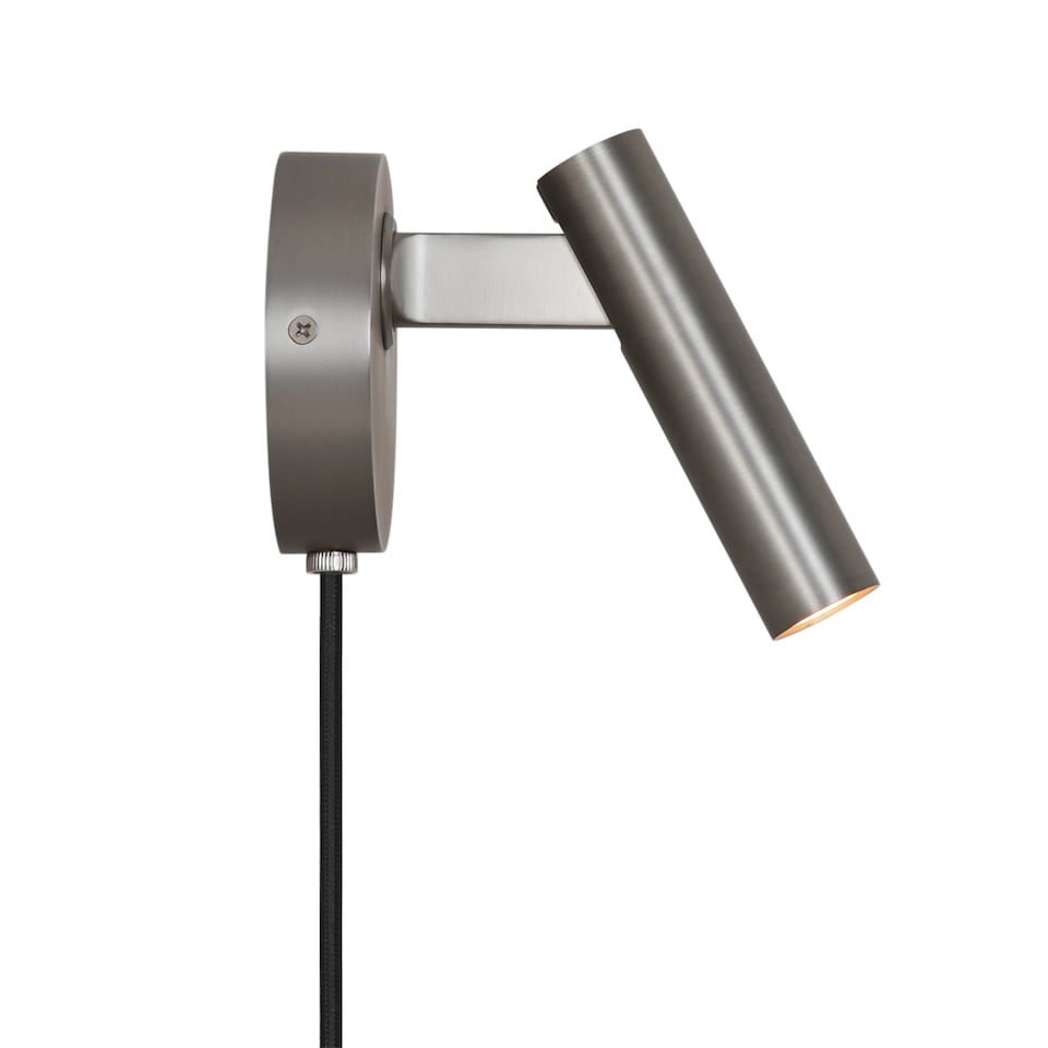 image 1 of Nordlux Makoto Indoor Wall light Silver Aluminium Sensor G9 Adjustable Head - Plug In or Mains Powered , IP20