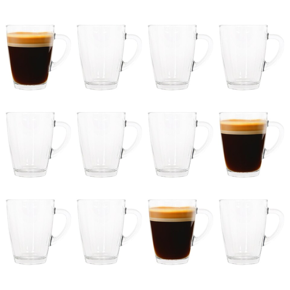 image 1 of LAV Vega Glass Espresso Cups - 150ml - Pack of 12 | Clear | Clear