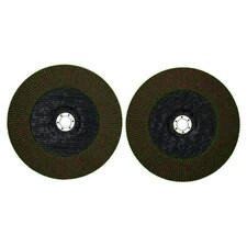 40 Grit Flap Discs Sanding Grinding Rust removing for 9" (230mm) Grinders 2 Pack