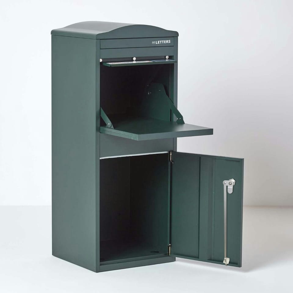 image 1 of SMART PARCEL BOX® Large Curved Top Front Access | Green | 1