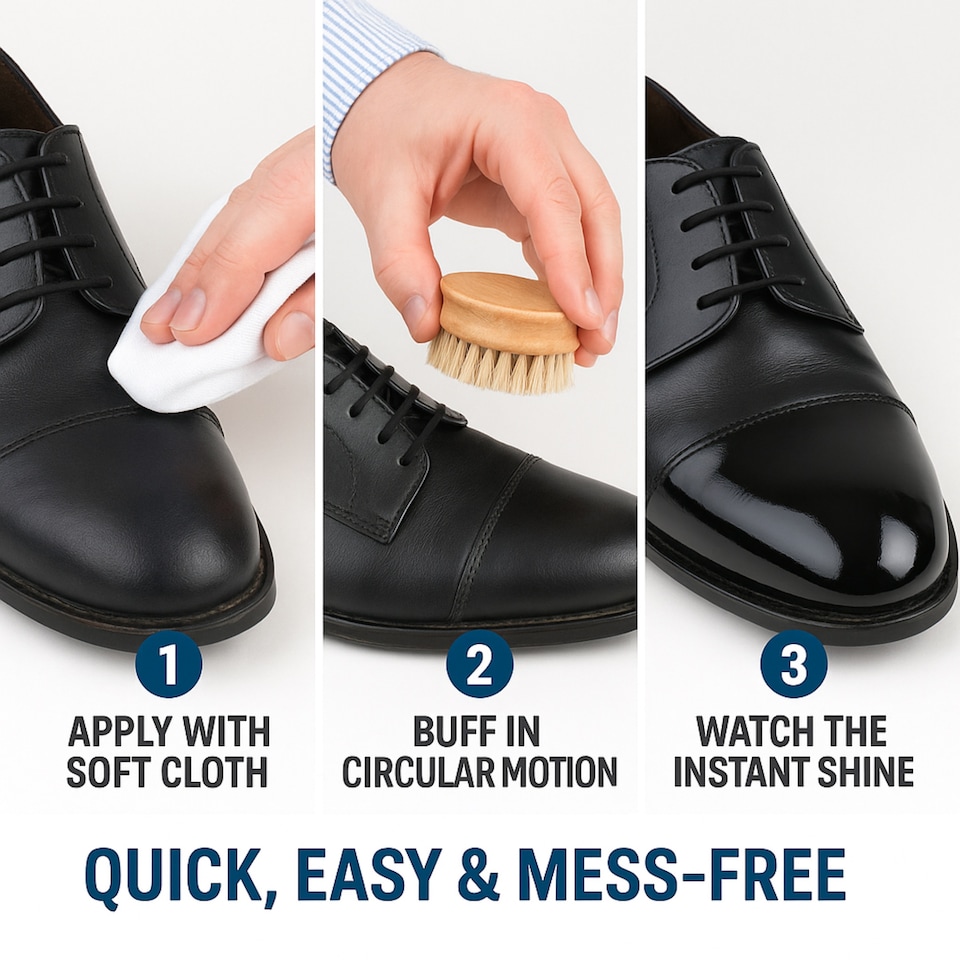 image 1 of Shoe Polish - Premium Leather Polish - Black