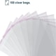 image 7 of Pack of 100 Clear OPP Bags 35 x 50cm with Self-Adhesive Strip