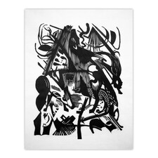 Birth of the Wolves Abstract Franz Marc Vintage Huge Wall Art Print 18X24 In