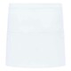 image 1 of Brand Lab Unisex Adult Organic Front Pocket Short Apron - White - One Size