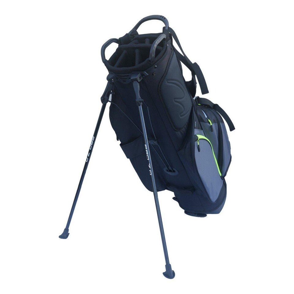 image 1 of Benross Pro 7.0 Golf Stand Bag - Black/Charcoal/Lime