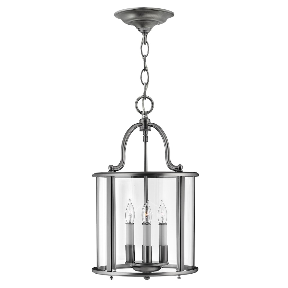image 1 of Gentry 4 Light  Medium Ceiling Lantern Pendant Pewter, E14