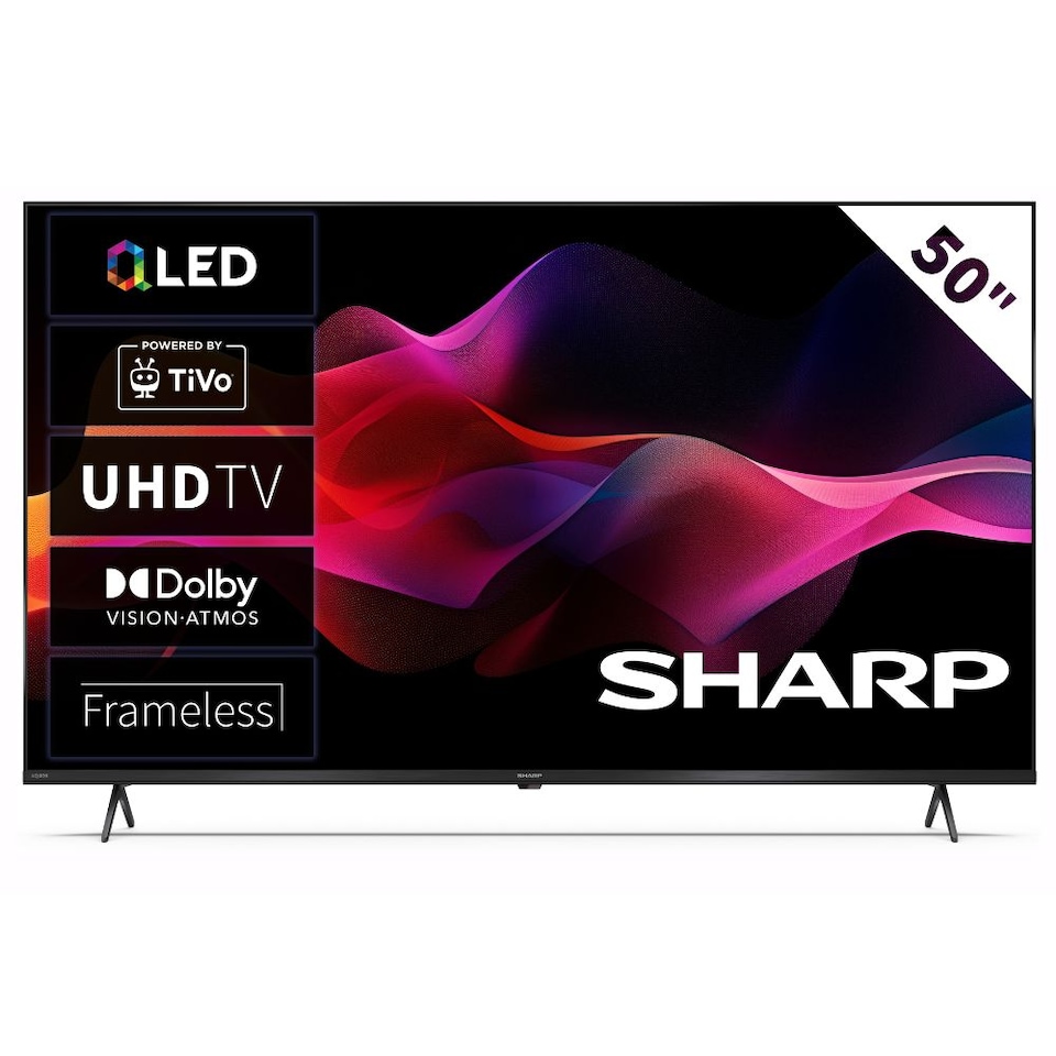 image 1 of SHARP 50HM5245K 50 Inch 4K Ultra HD TiVo Smart QLED TV Frameless
