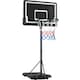 image 1 of Yaheetech PE Backboard Basketball Stand System w/ Wheels Black/White