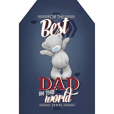 Best Dad Me to You Bear Pop Up Father Day Card
