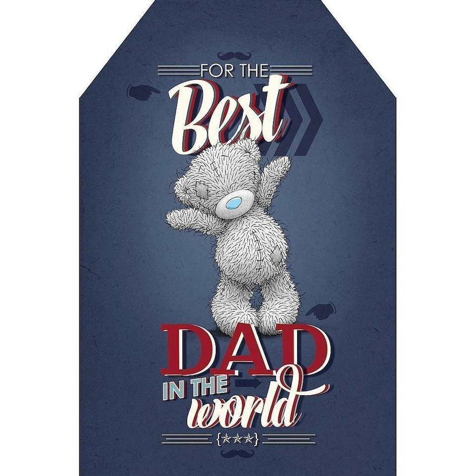 image 1 of Best Dad Me to You Bear Pop Up Father Day Card
