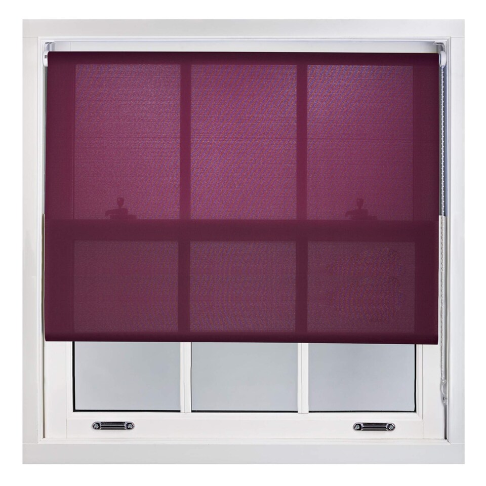 image 1 of 140cm Wide Daylight Roller Blind 210cm Drop | Purple | Aubergine