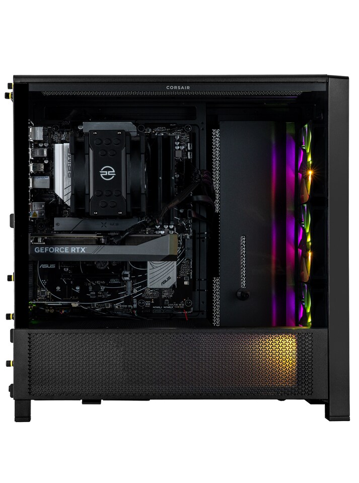 image 1 of PCSpecialist PRO Gaming PC - Ryzen 5 7500F Nvidia RTX 5060Ti 32GB RAM 2TB M.2 SSD Windows 11 Home