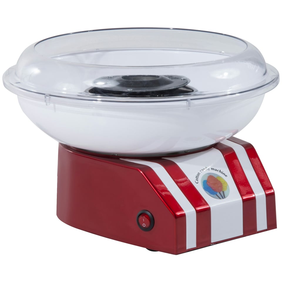 image 1 of HOMCOM Cotton Candy Maker Machine Gadgetry Electric Making Candy Floss Red