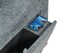 image 6 of Blue Chenille Fabric 1C2 Corner Sofabed with Storage ARTHUR