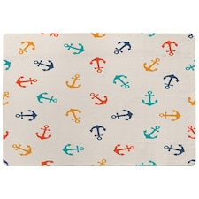 Multi Coloured Anchors (Rug) Multi | Large: 140x200cm