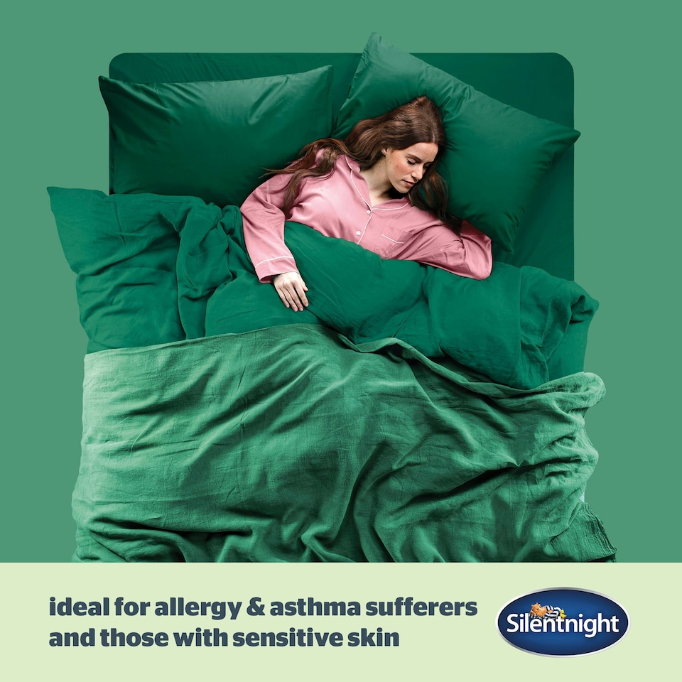 image 1 of Silentnight Anti Allergy Ultimate 5cm Mattress Topper White | Double