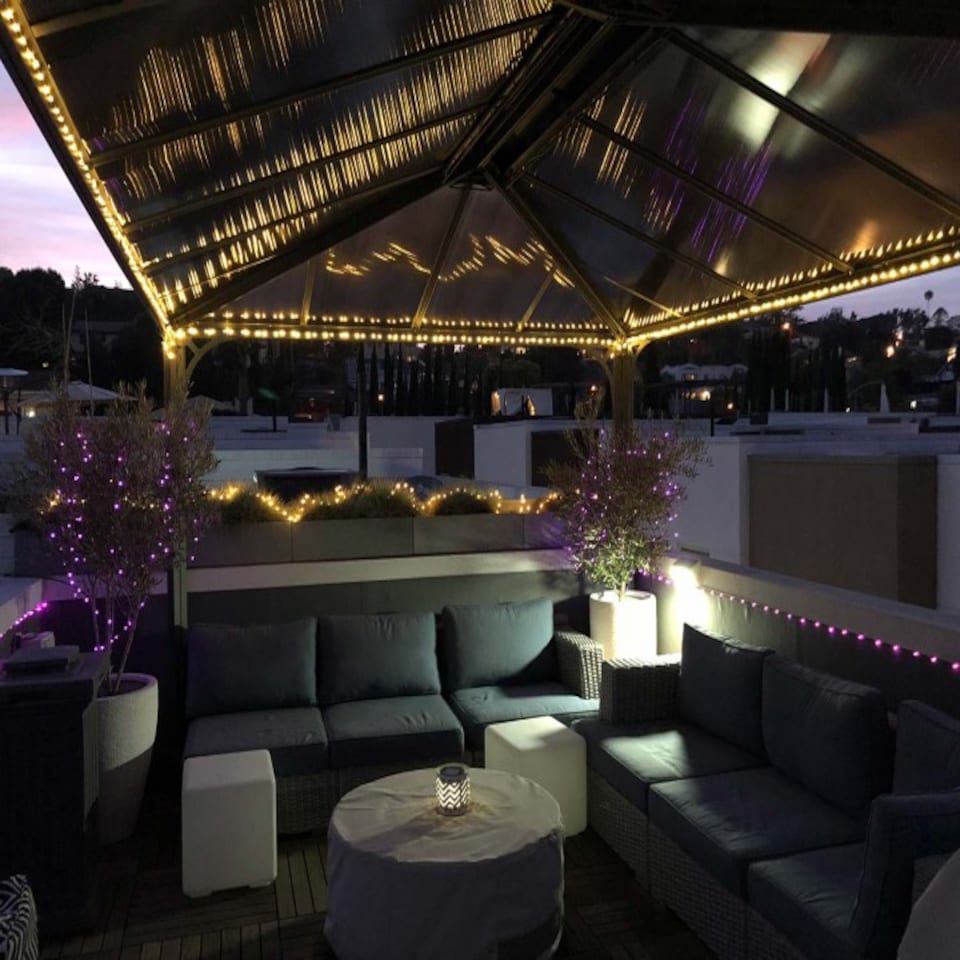 image 1 of Martinique 5000 Garden Gazebo Grey Bronze - Polycarbonate - L493.1 x W359.3 x H286.1 cm - Grey