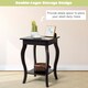 image 9 of COSTWAY End Table Living Room Accent Table Sofa Side Table Brown