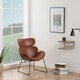 image 4 of Cazar Lounge Chair in Brown