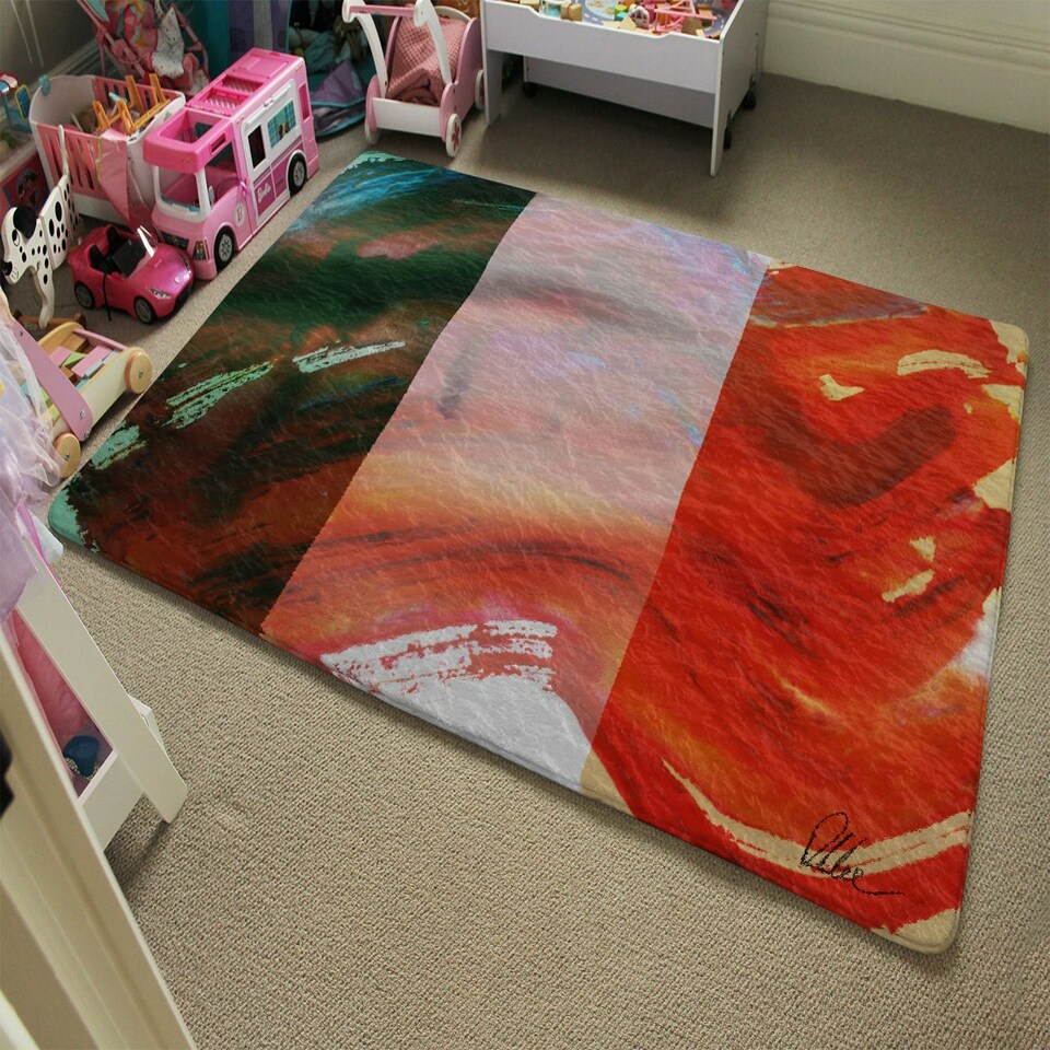 image 1 of Irish Flag (Rug) Multi | Small: 60x110cm