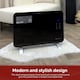 image 6 of Rediffusion Smart Glass Panel Heater 1000W Black