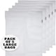 image 1 of 5 x Large Size Net Washing Bags for Laundry with Strong Zip – 41cms x 49cms (16" x 19") White
