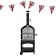 image 1 of Outdoor Pizza Oven, Peel & Union Jack Bunting