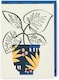 image 1 of Kindred Leafy Plant Greetings Blank Card