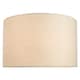image 1 of Contemporary and Sleek 14 Inch Cream Linen Fabric Drum Lamp Shade 60w Maximum | Cream