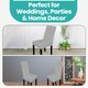 image 10 of Velvet Dining Chair Covers, Spandex High-Back Chair Slipcovers - 220GSM