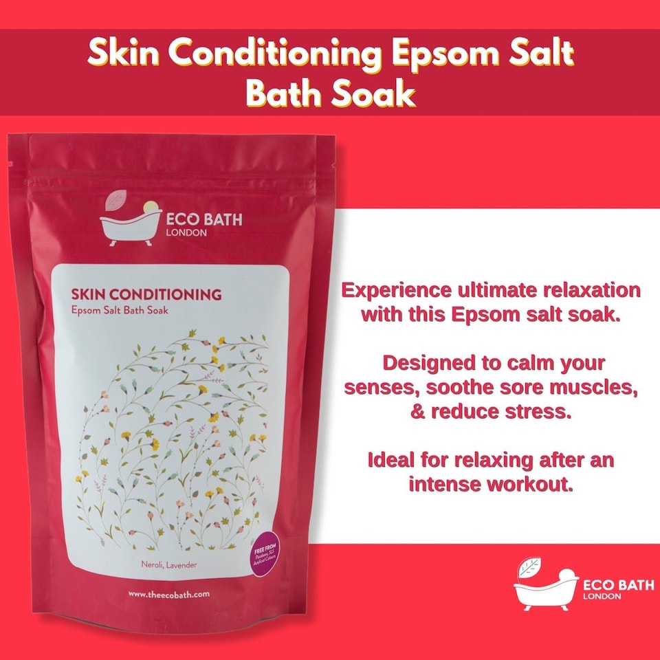 image 1 of Skin Conditioning Epsom Salt Bath Soak