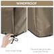 image 10 of Outsunny 275x205cm Outdoor Furniture Protective Cover Water UV Resistant Grey