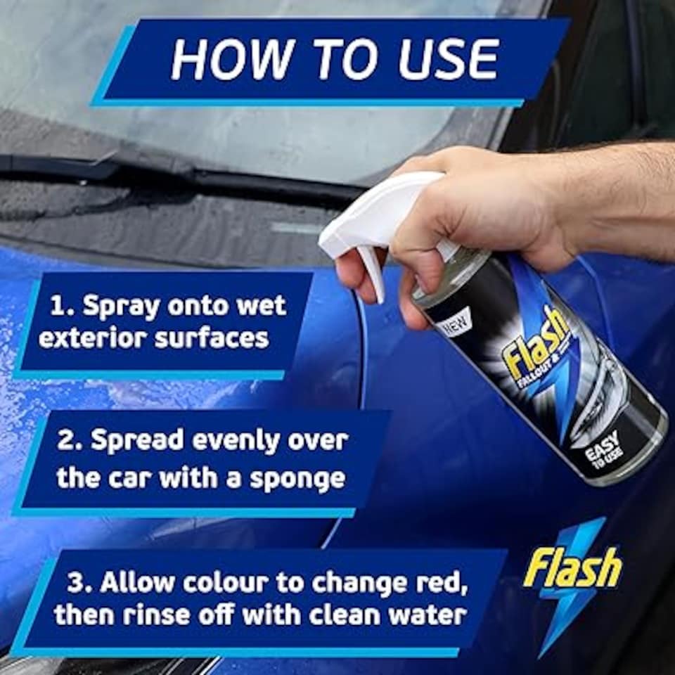 image 1 of Flash Car Care Fallout & Contamination Remover 2 x 500ml