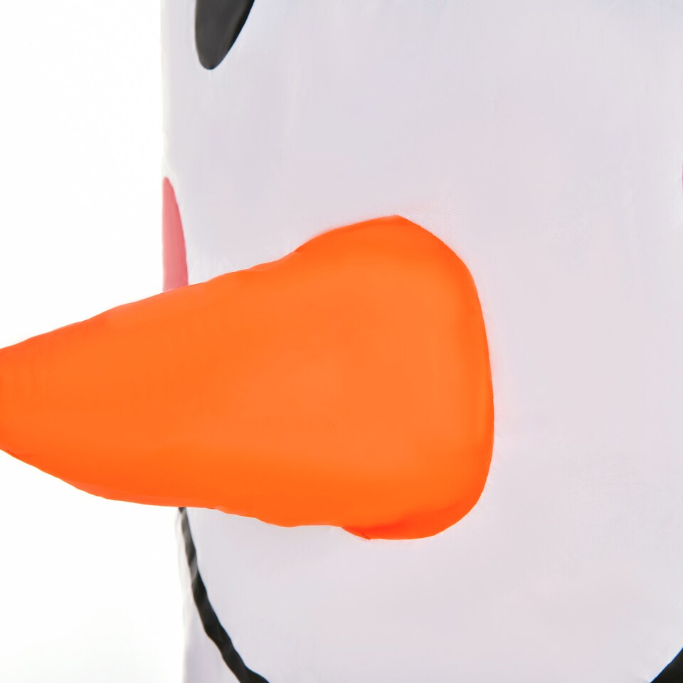 image 1 of HOMCOM 6.5ft Inflatable Snowman Xmas Airblown Holiday Decoration Outdoor