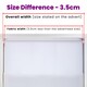 image 2 of 235cm Triangle Edge Sheer Linen Roller Blind | Metal Fittings