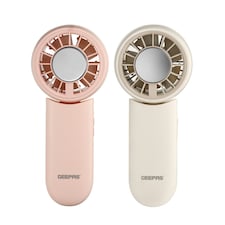GEEPAS Handheld Portable Mini Fans Pack of 2(Pink & Cream)